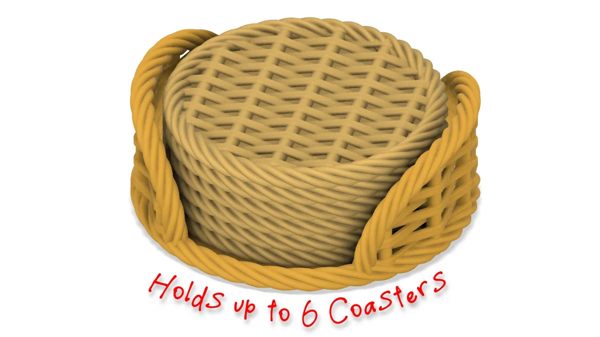 Woven coaster set