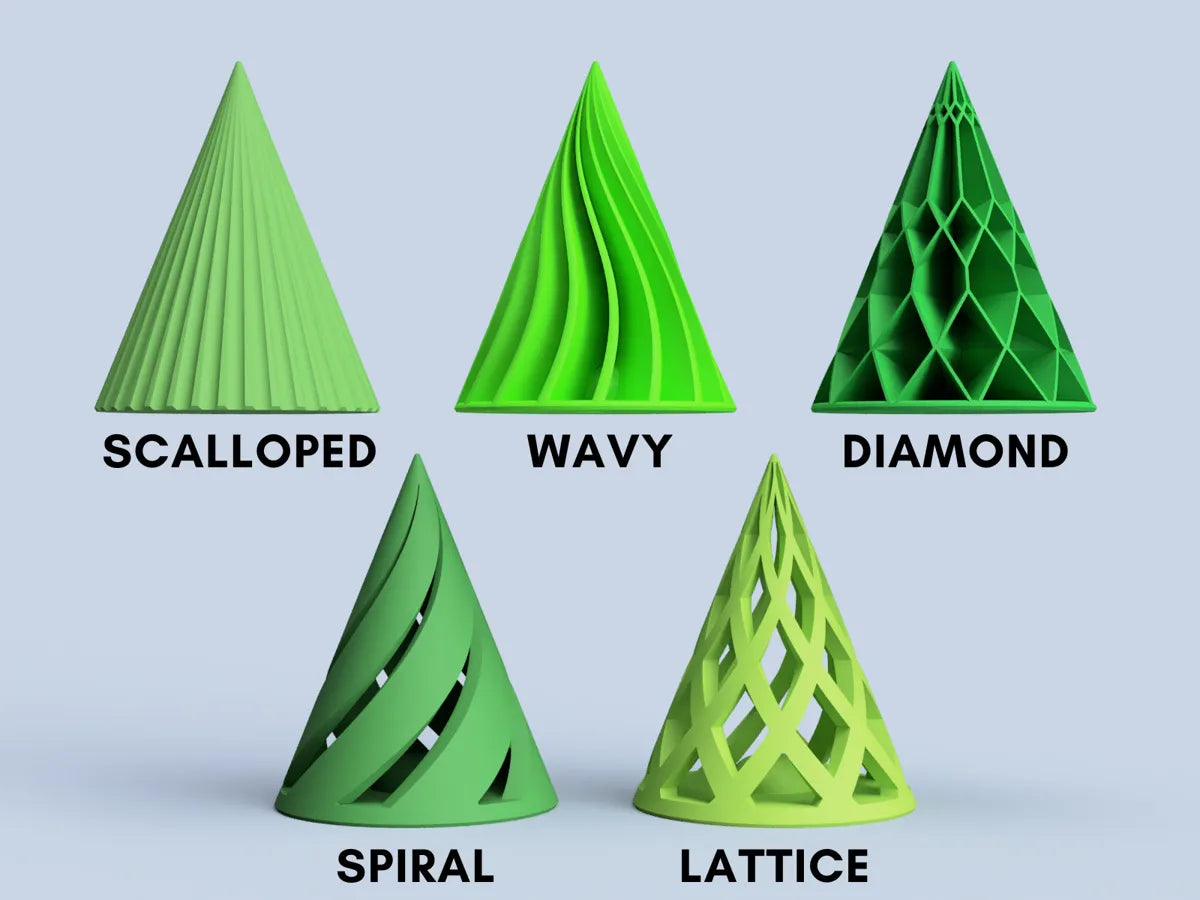 Tabletop trees on trunks