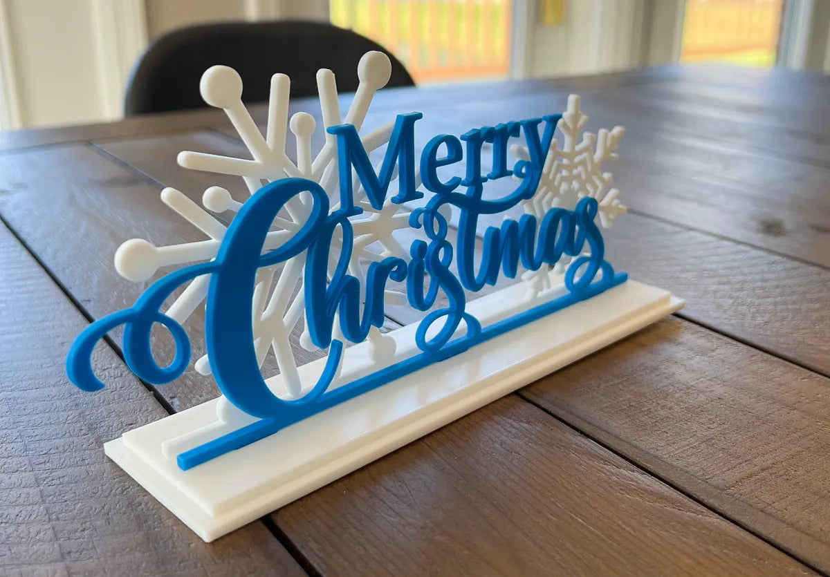 Merry Christmas standing sign