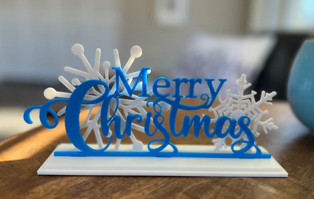 Merry Christmas sign detail