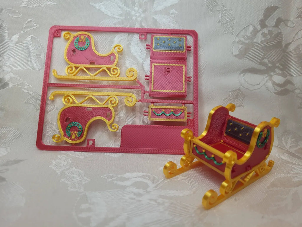 Assembled sleigh