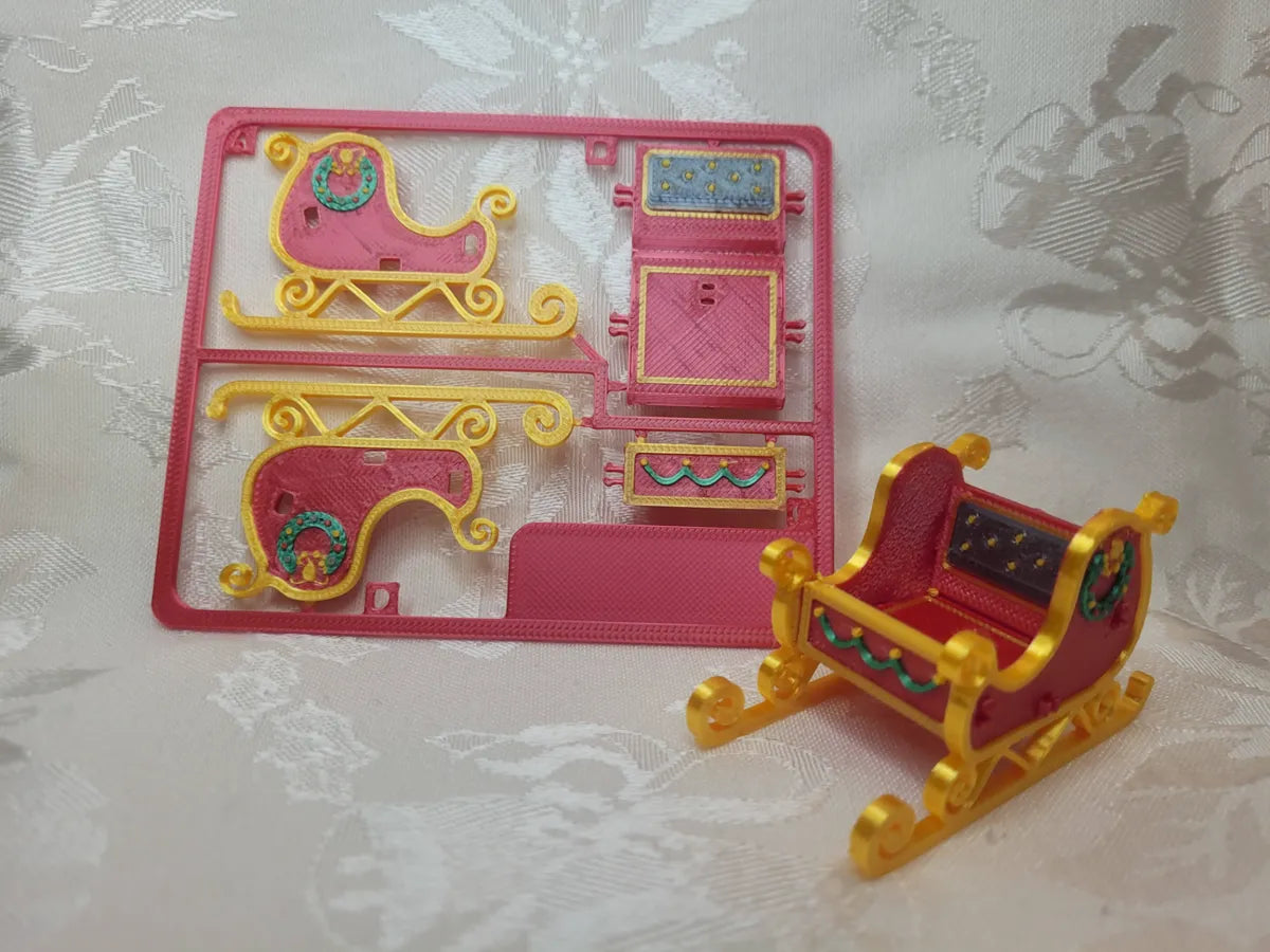 Assembled sleigh