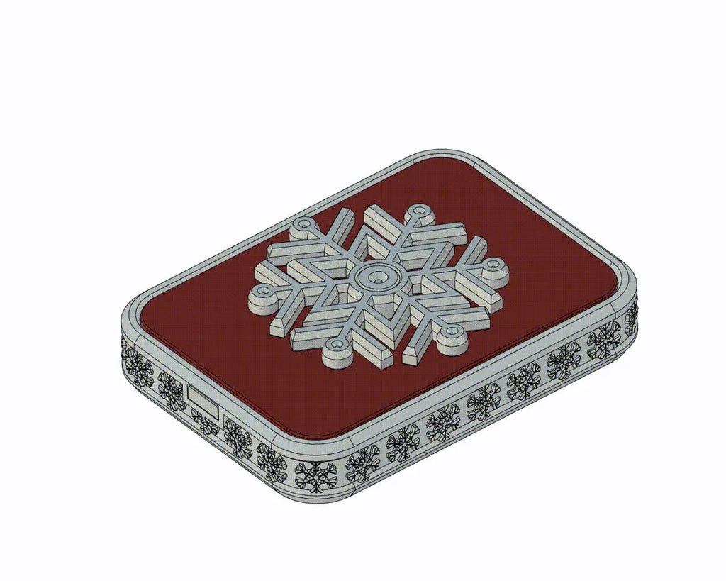 Gift card box lid mechanism