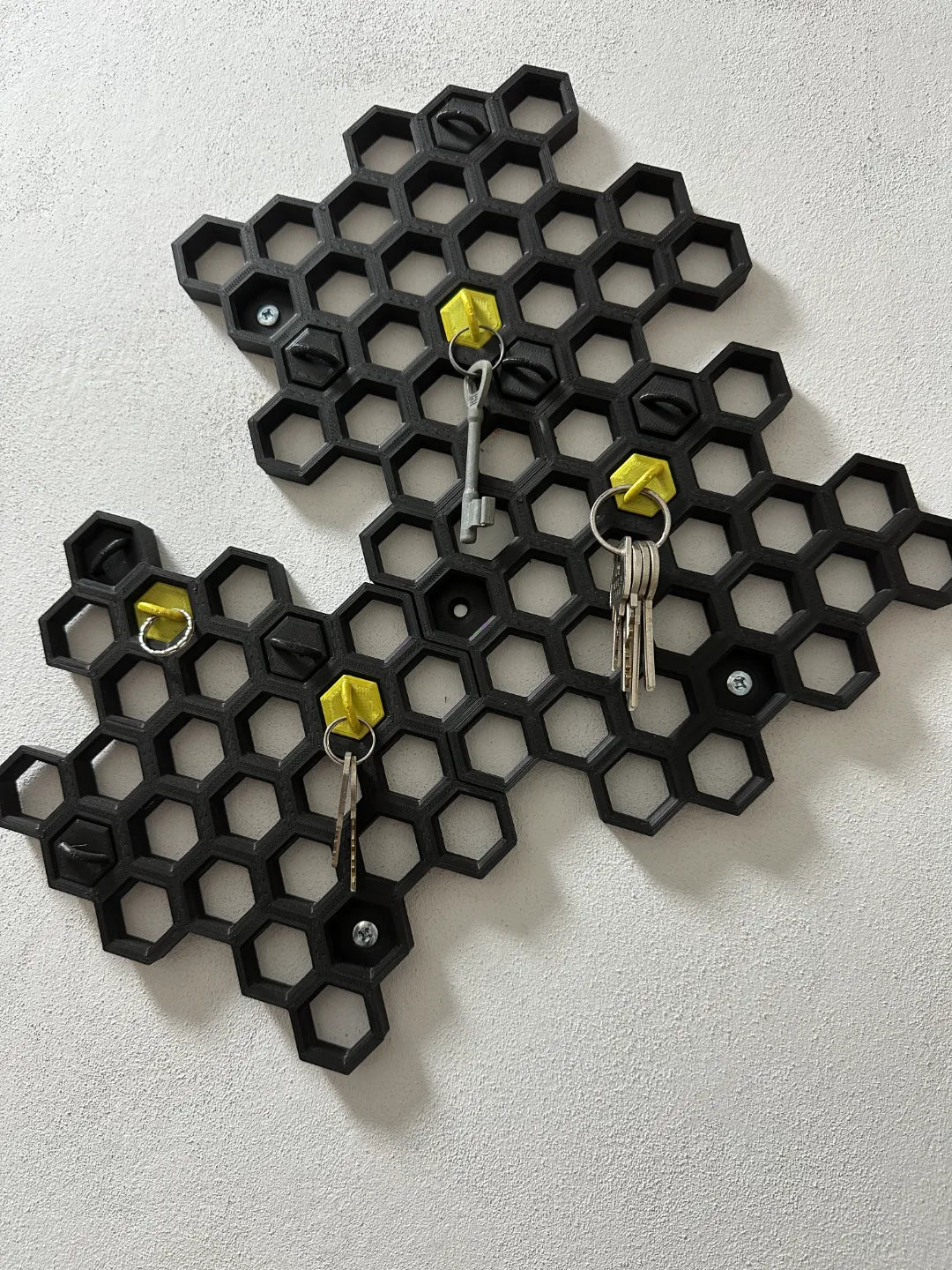 Honeycomb key holder