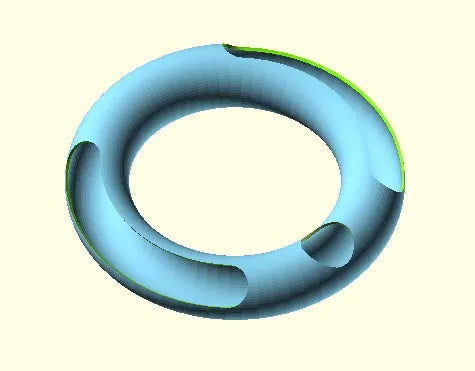 Track toy with balls