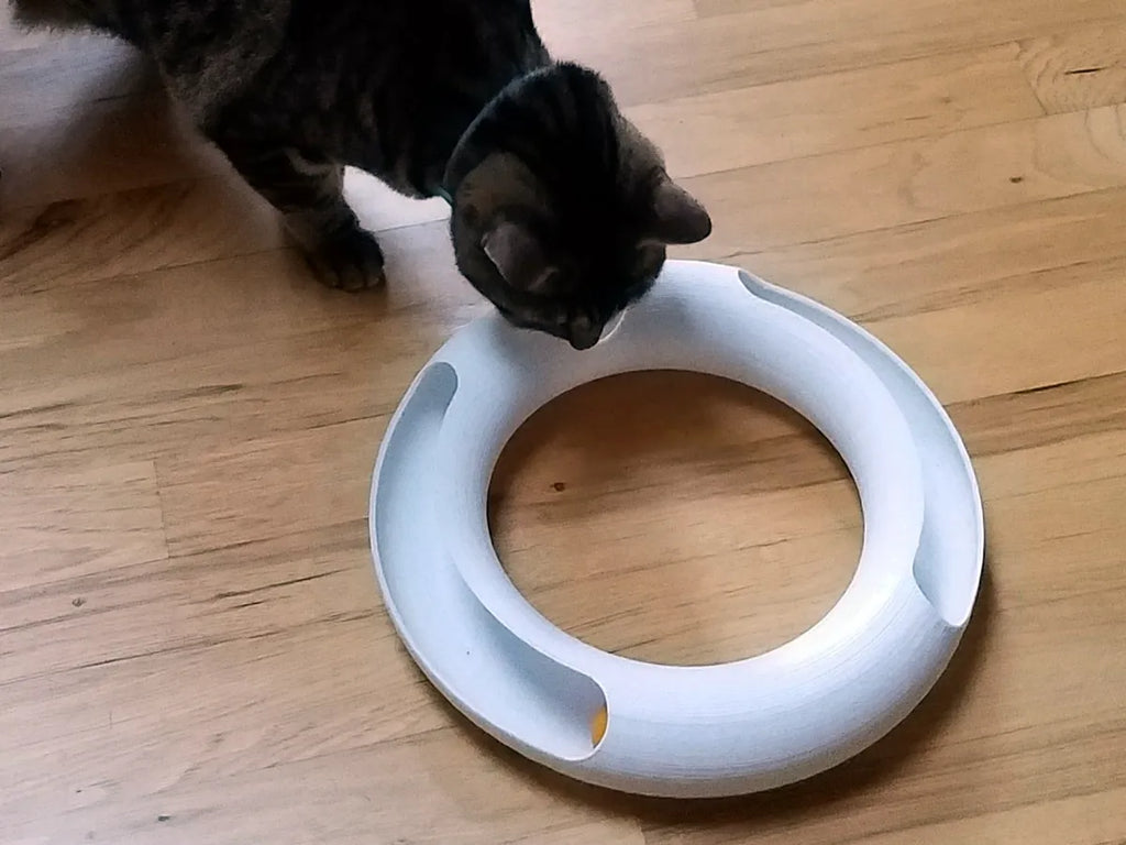 Cat track ball toy