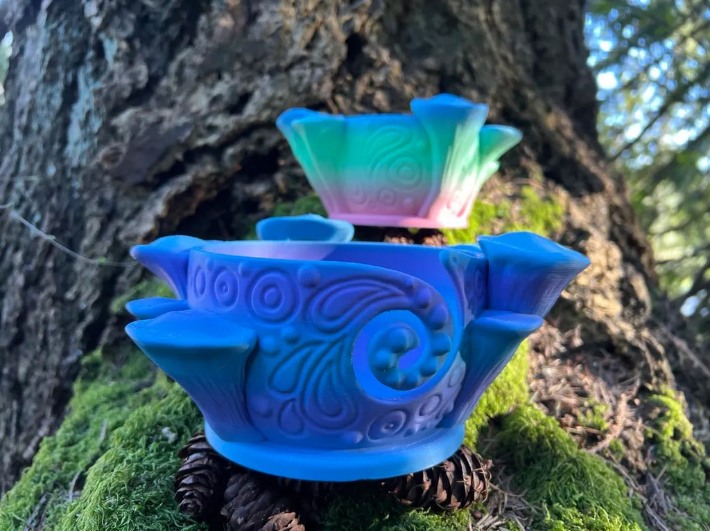 Mushroom bowls in colors
