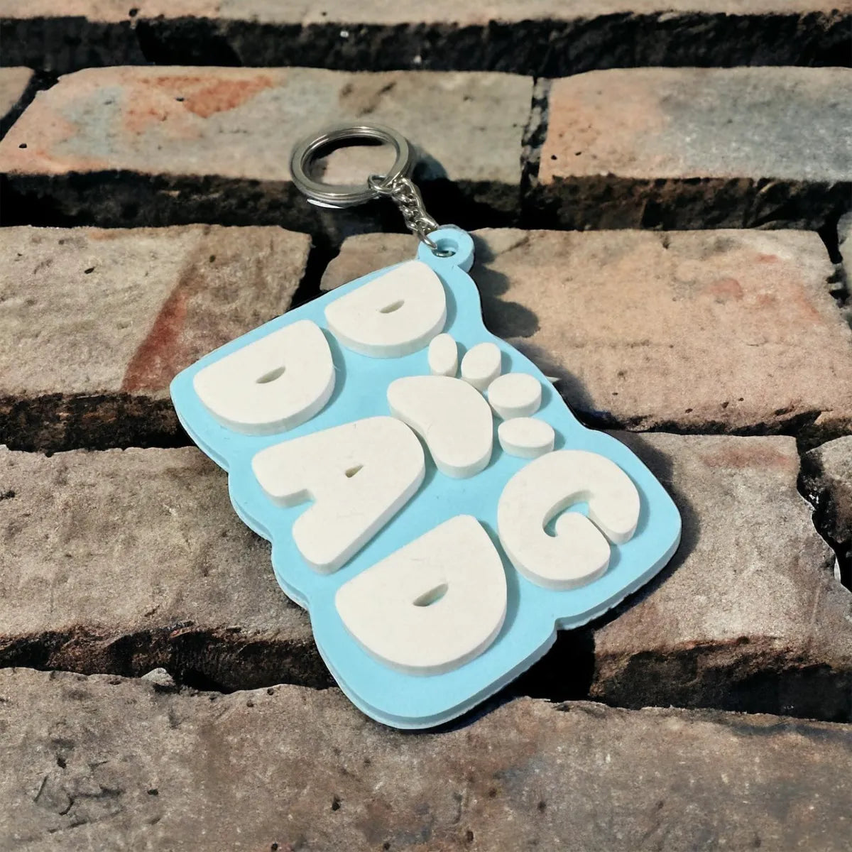 Dog Dad keychain