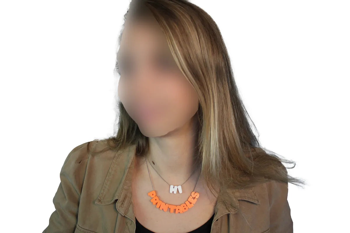 Name necklace pendant
