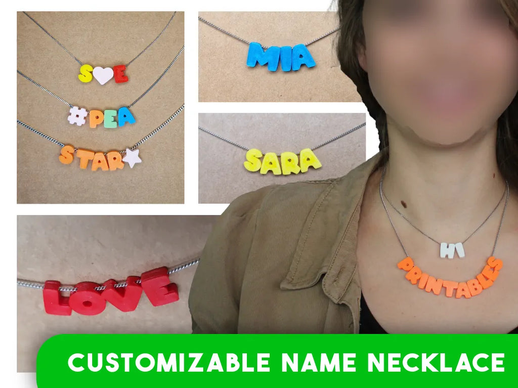 Personalized name necklace