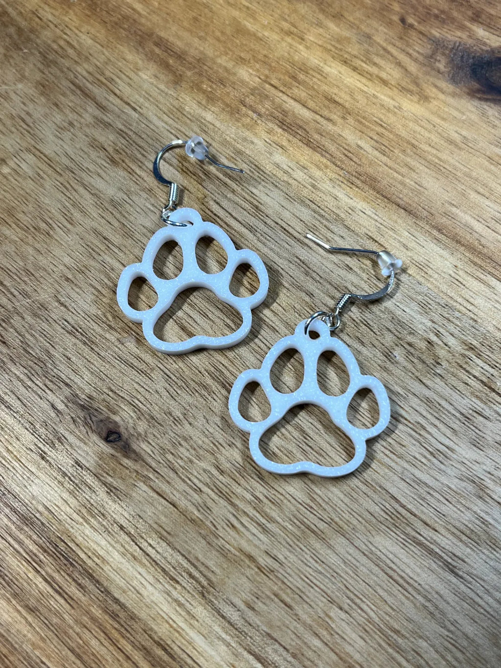 Paw print earrings