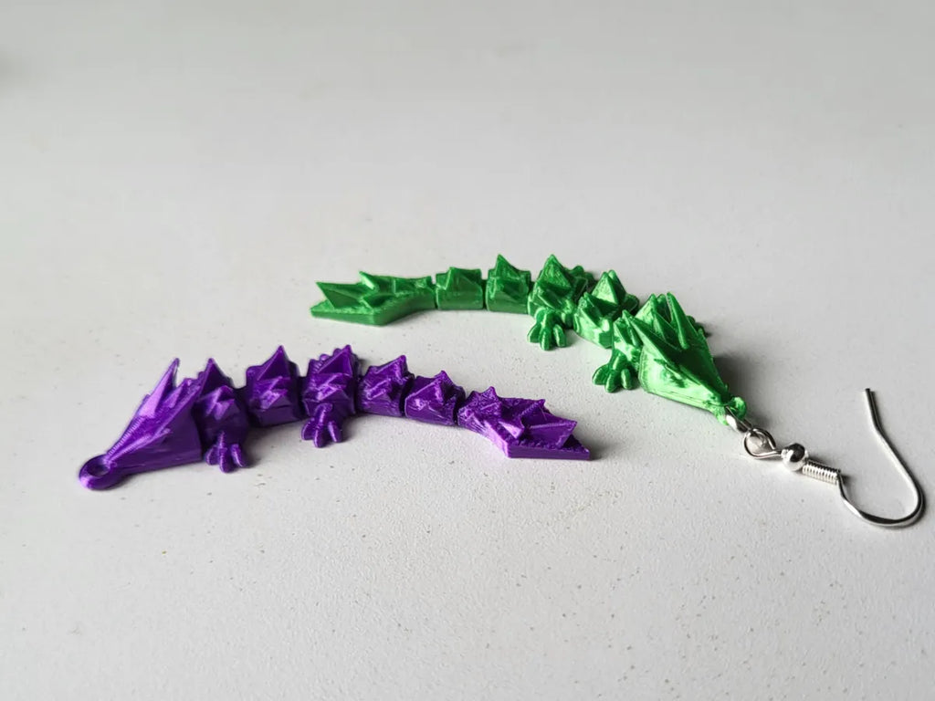 Flexi dragon earrings
