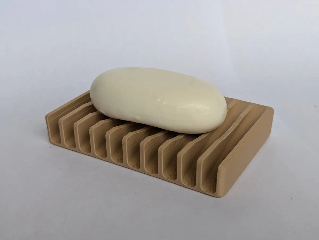 Soap dish on a sink