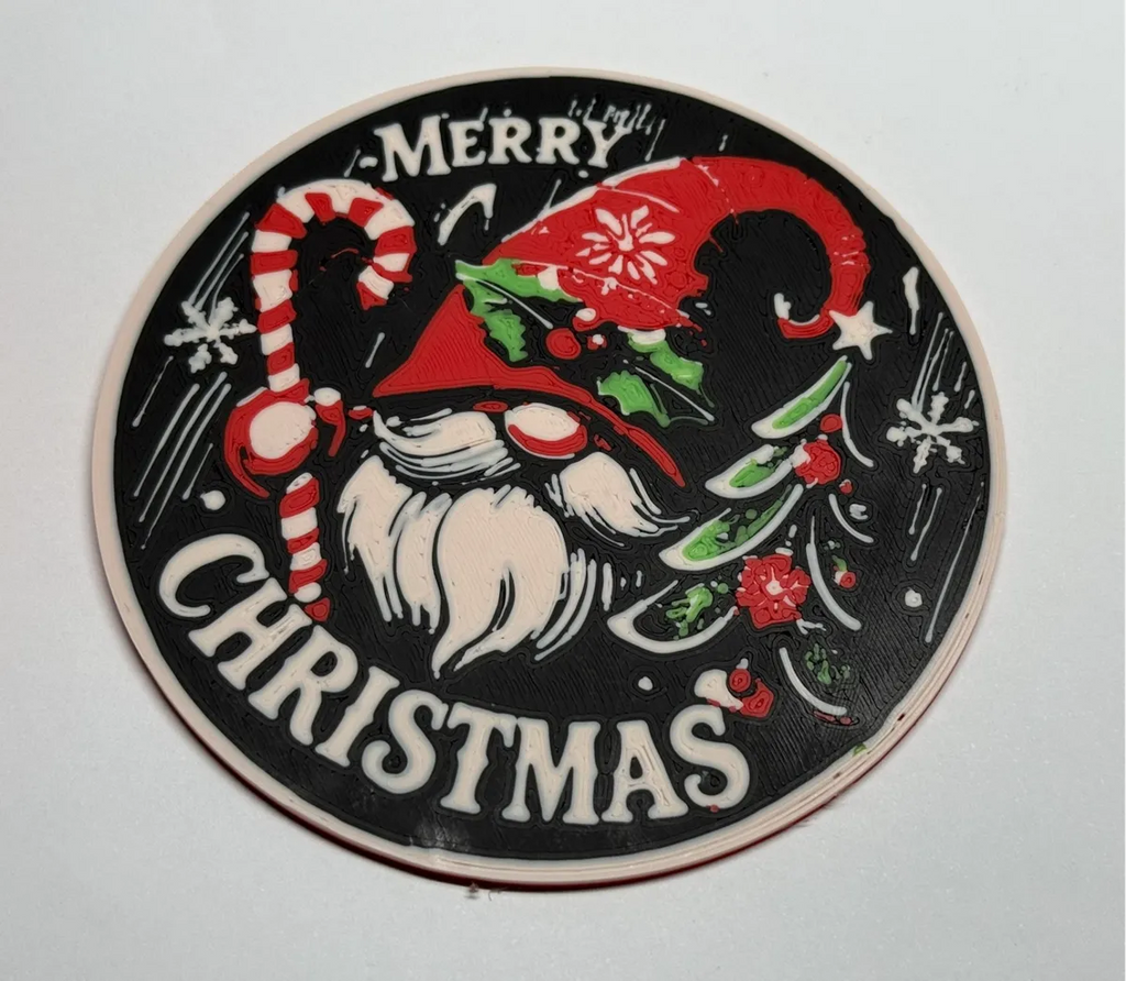 Christmas coasters with holder