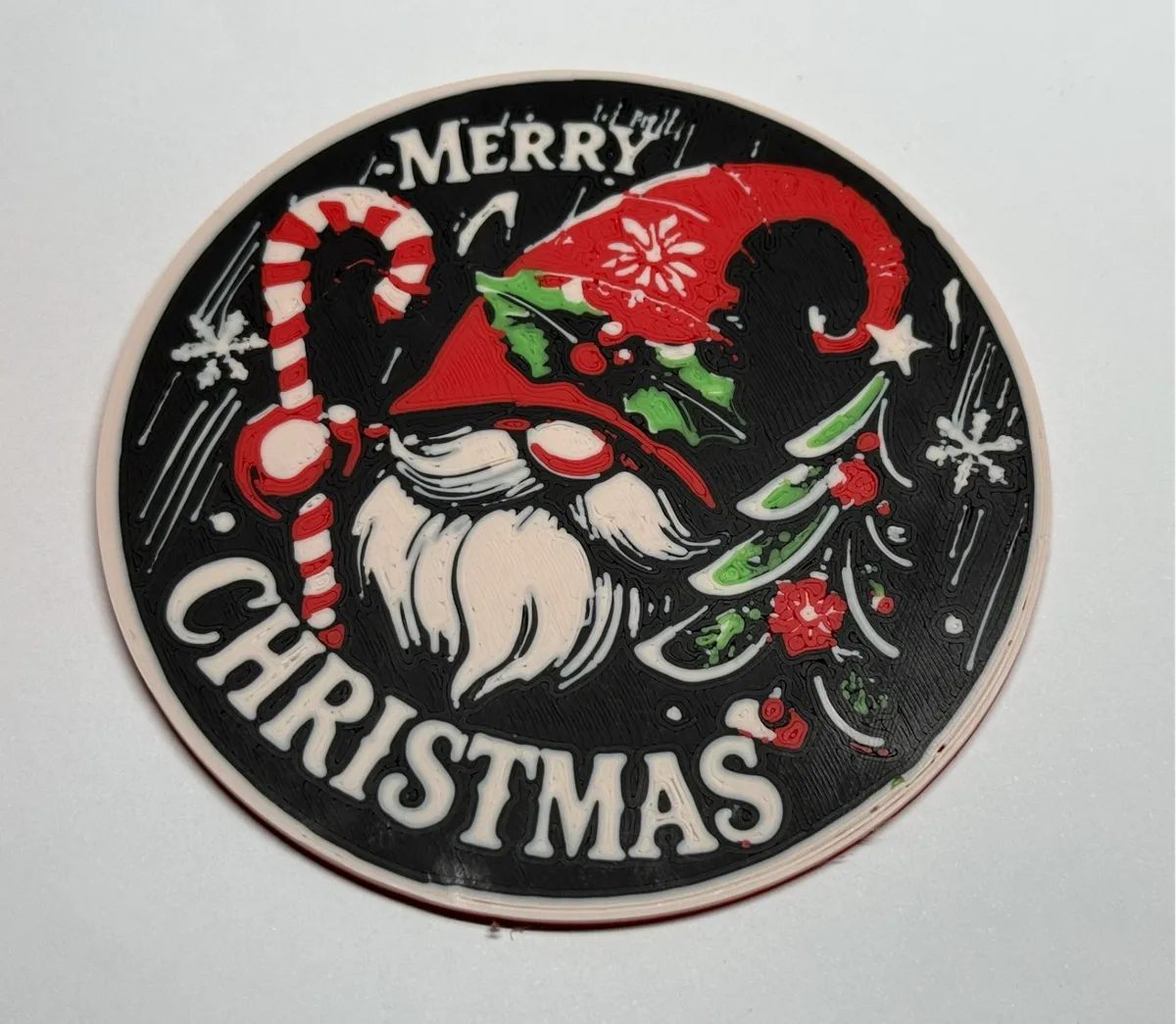 Christmas coasters with holder