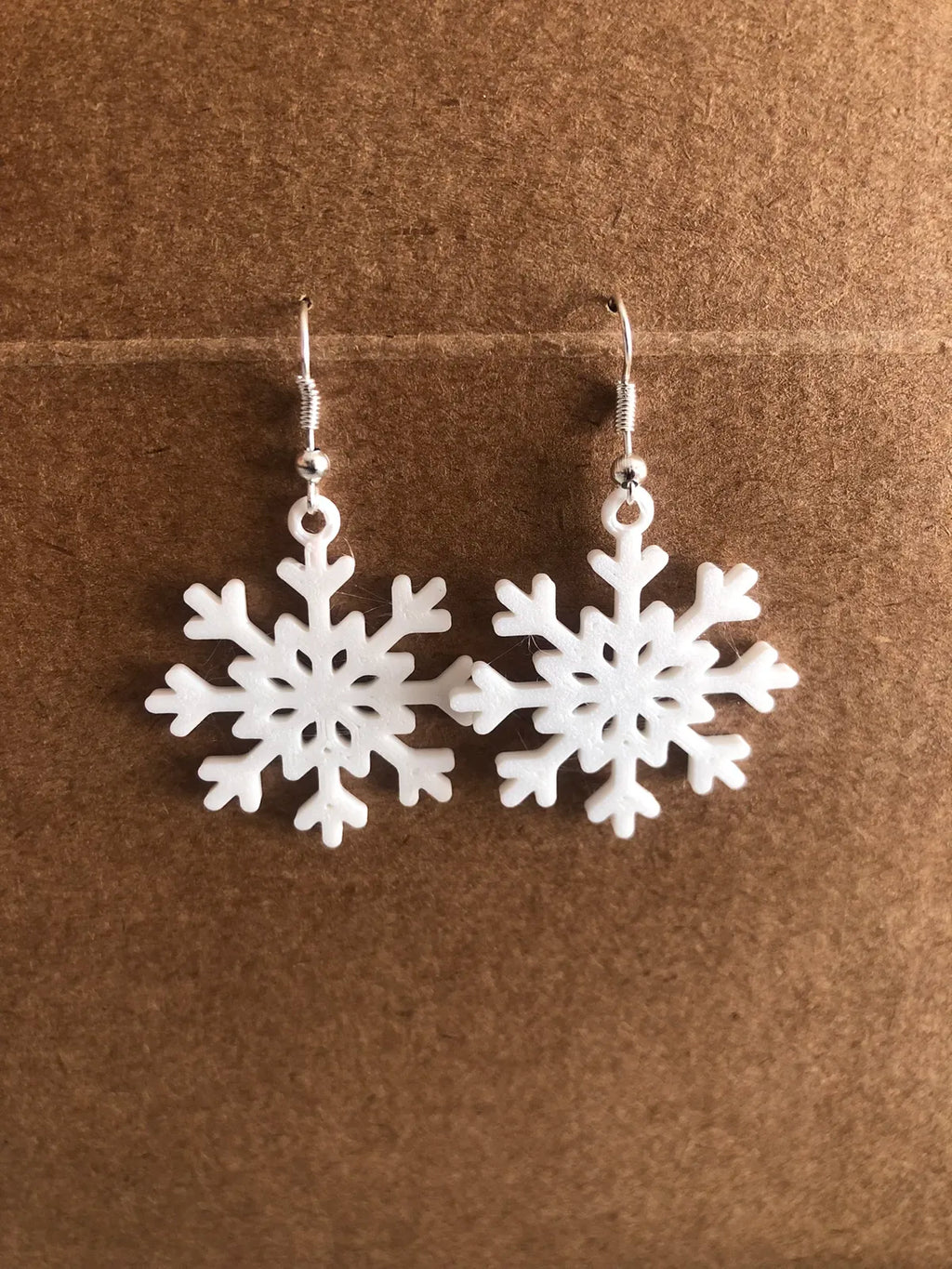 Snowflake earrings