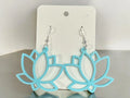 Lotus flower earrings