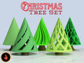 Modern Christmas tree set