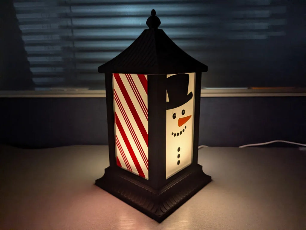Christmas lantern panels