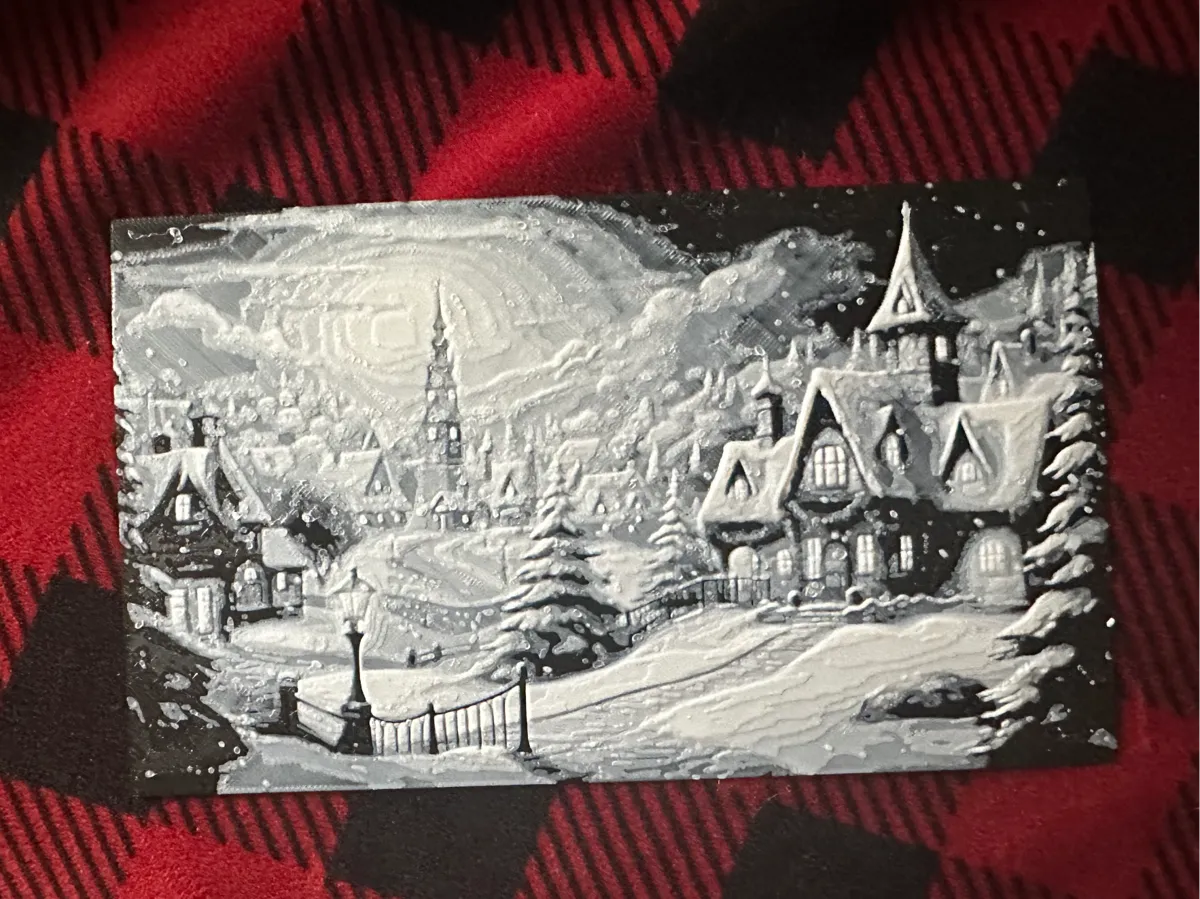 Christmas village picture