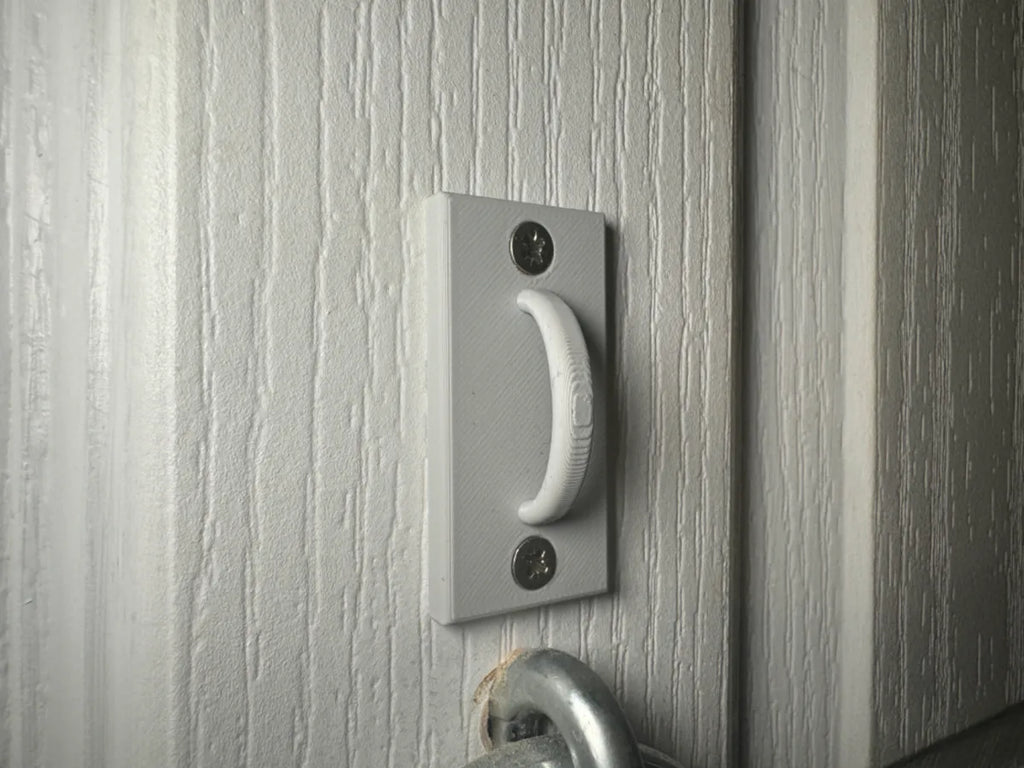 Leash hanging on hook