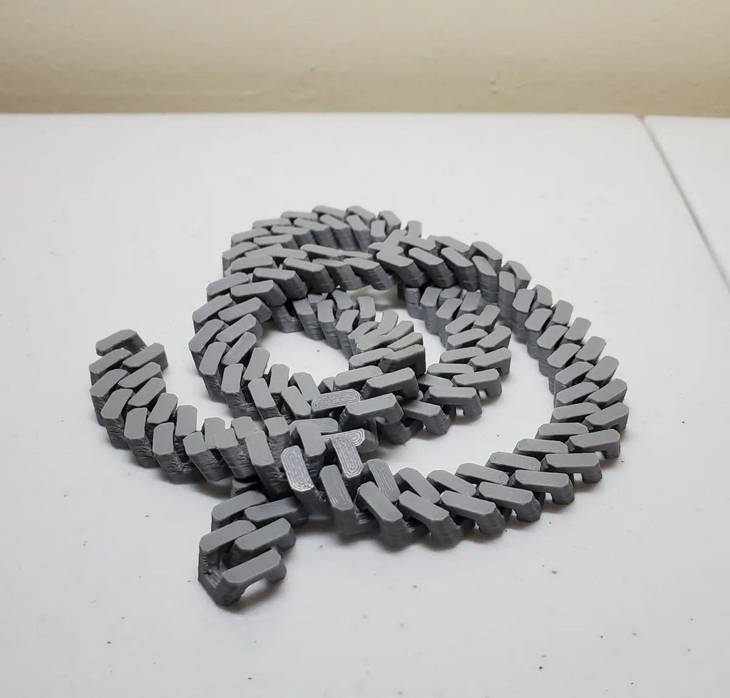 Cuban link chain detail