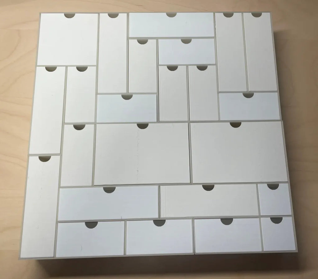 Advent calendar with 24 boxes