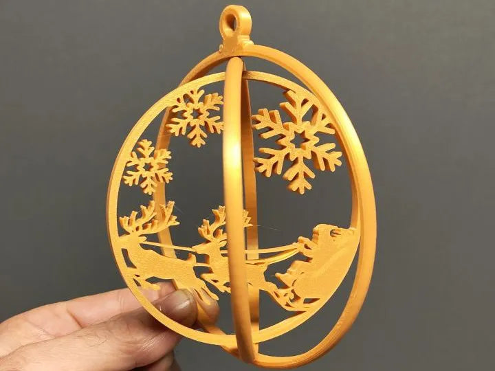 Santa Claus ball ornament