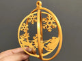 Santa Claus ball ornament