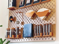 Coffee station organizer for Skadis, designed by Meyui