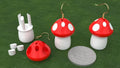 Mushroom earrings