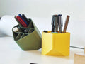 Slanted cube desk organizer, designed by Meyui
