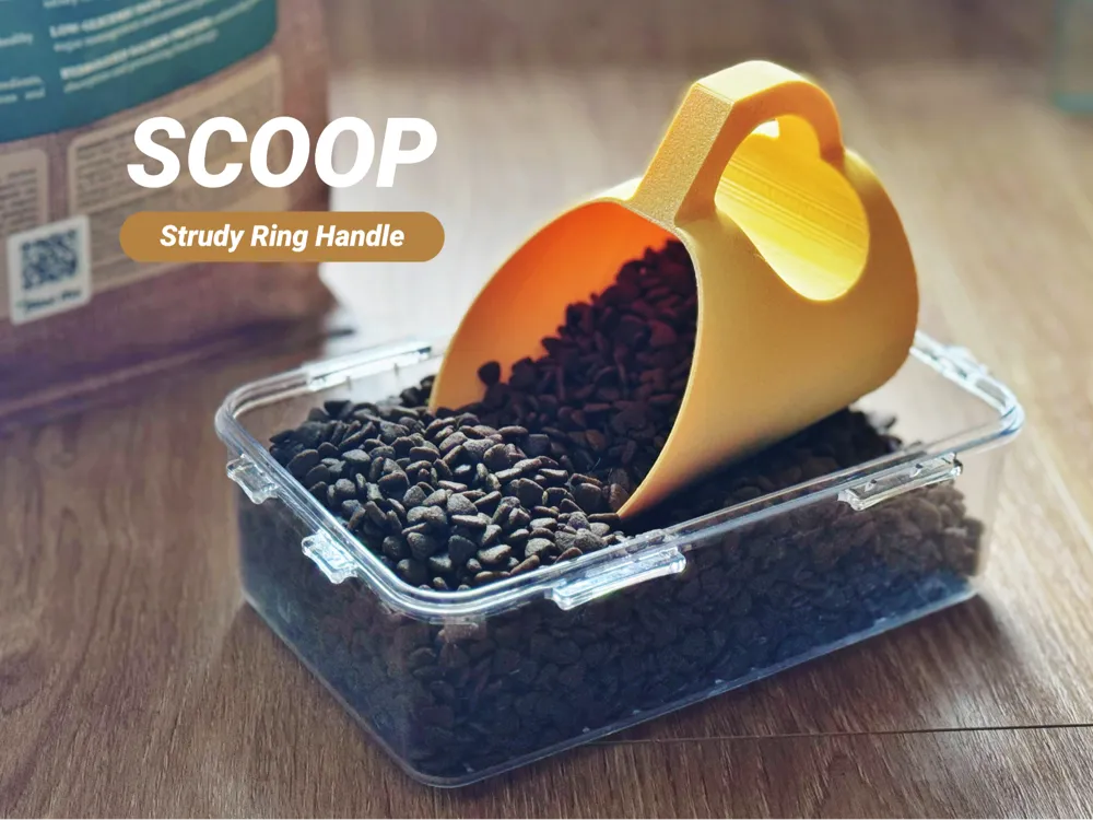 Scoop with ring handle, designed by Meyui