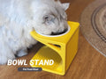 Cat food bowl stand, designed by Meyui