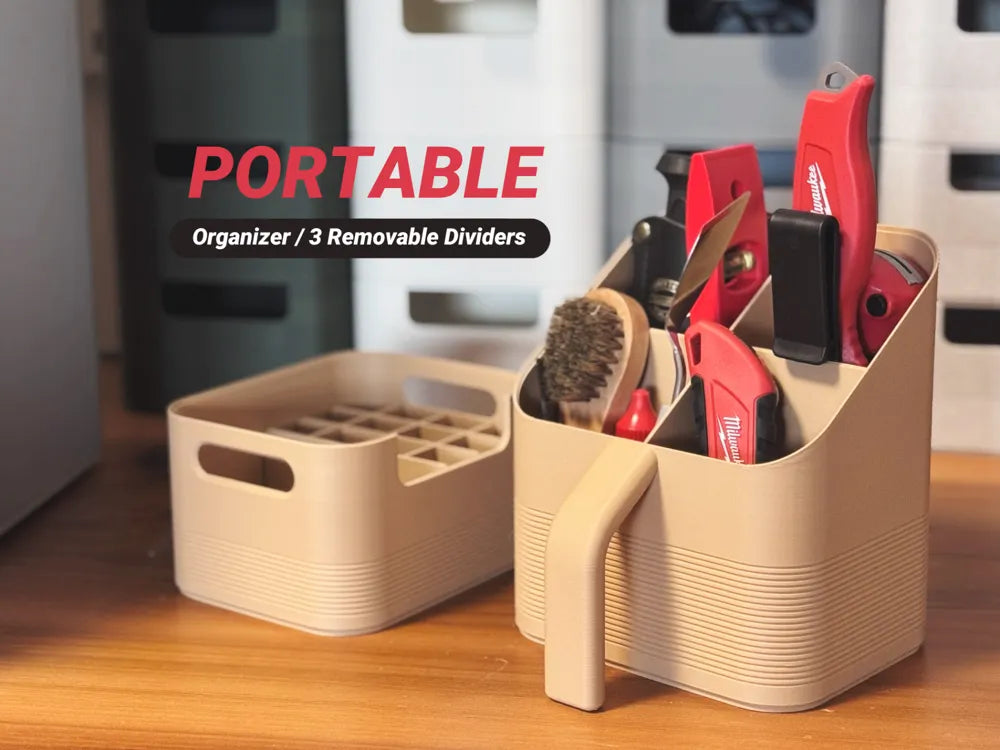 Portable stackable tool organizer, designed by Meyui