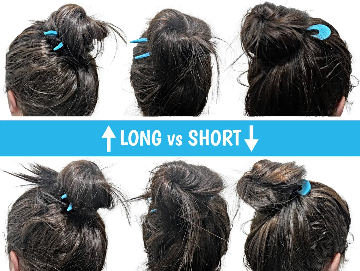 French hair pin in a bun