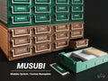 Stackable drawer system with custom name, designed by Meyui