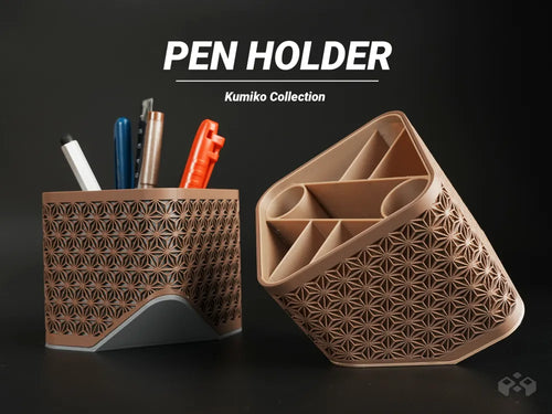 Asanoha pen holder style 7, designed by Meyui