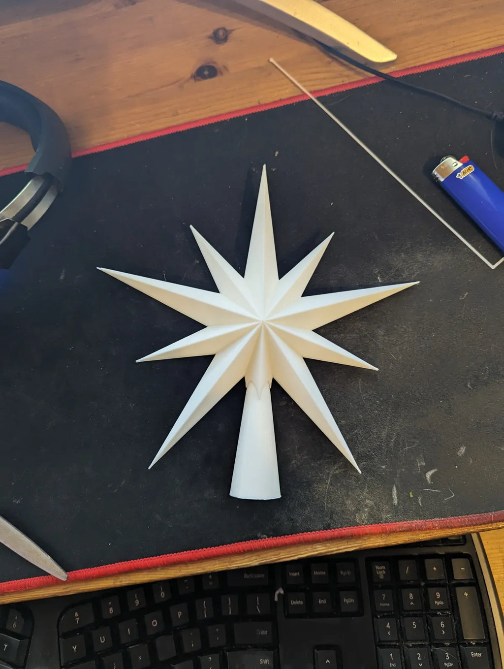 Christmas tree topper star