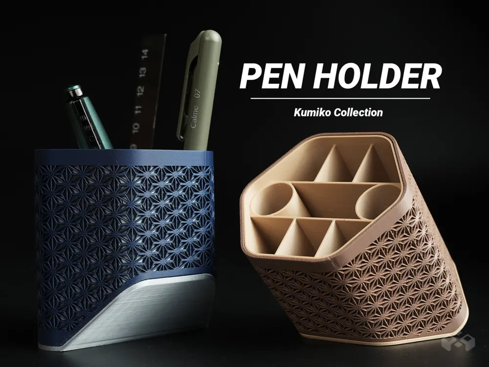 Asanoha pen holder style 5, designed by Meyui