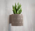 Art deco wall planter