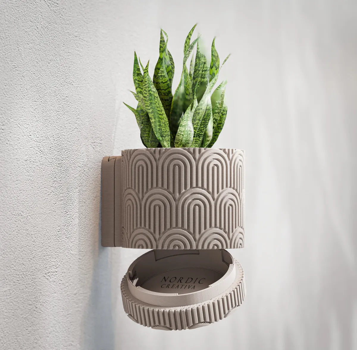Art deco planter texture