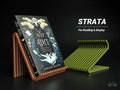 Reading and display stand, designed by Meyui