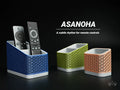 Asanoha remote control holder, designed by Meyui