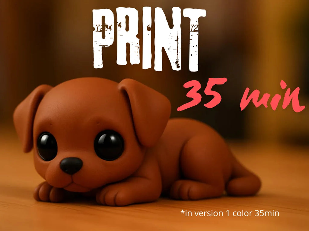 Little cute dog figurine