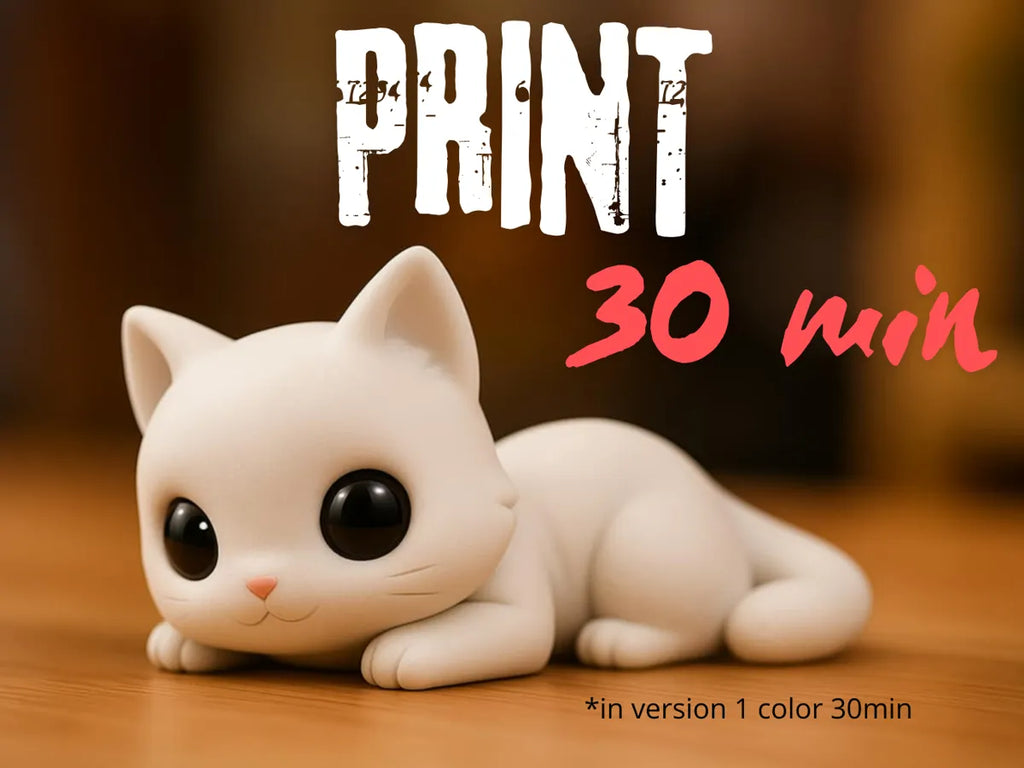 Little cute cat figurine