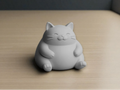 Fat cat figurine