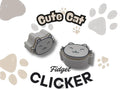 Cat fidget clicker keychain