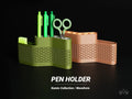 Waveform pen holder with slot, designed by Meyui
