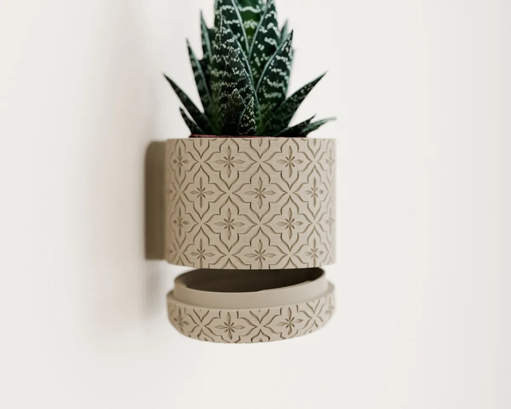 Wall planter mounted